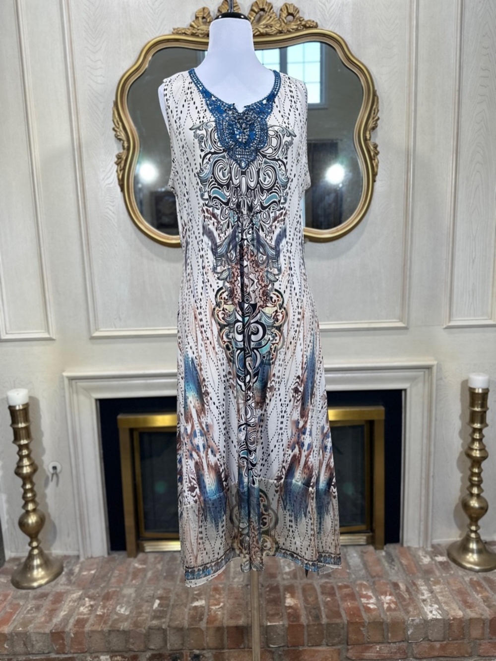 World Unity Dress XL Desert Siren Urban Boho Lagenlook